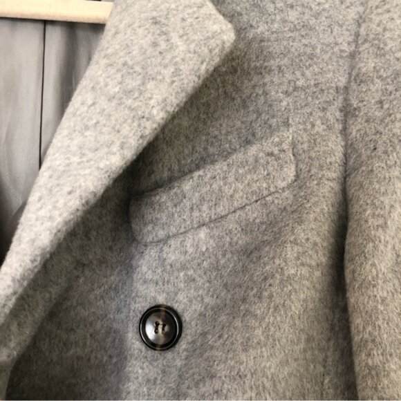 Talbots Wool Cashmere Longline Double Breasted Coat - Picture 7 of 16